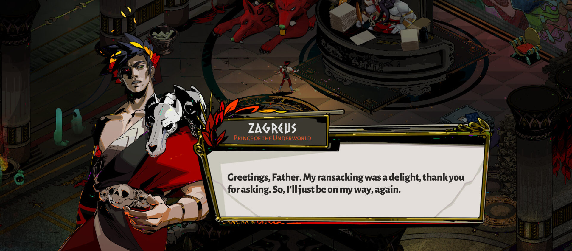 Hades, in-game