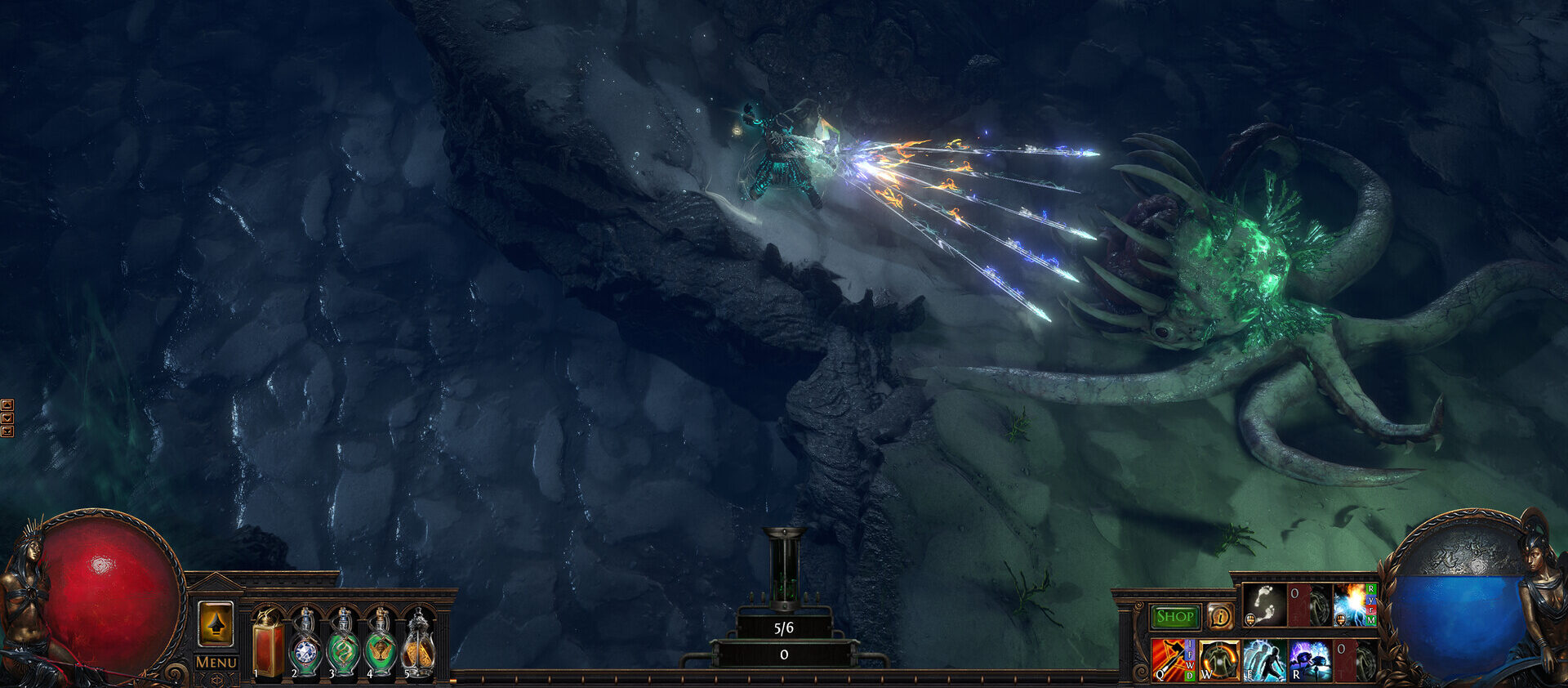 Path of Exile, in-game
