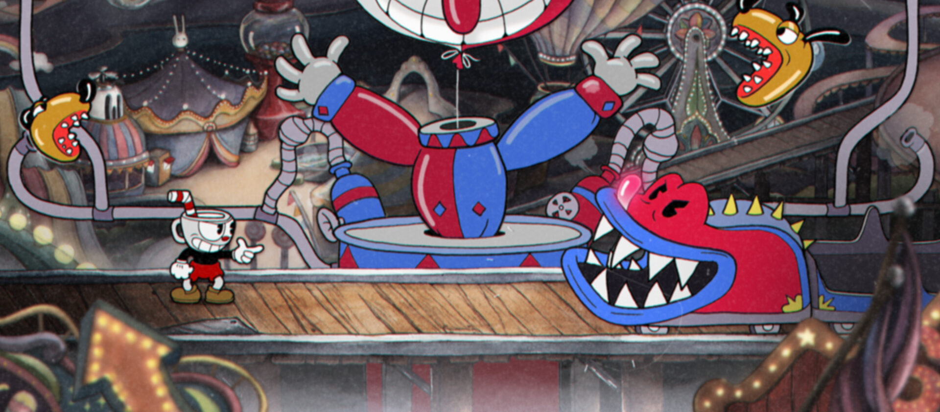 Cuphead, in-game