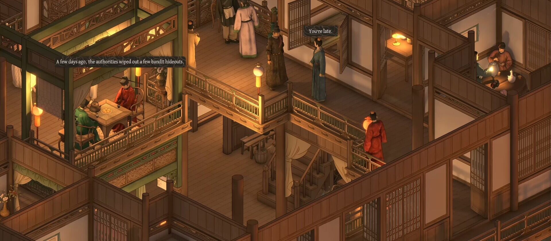 The Bustling World, in-game