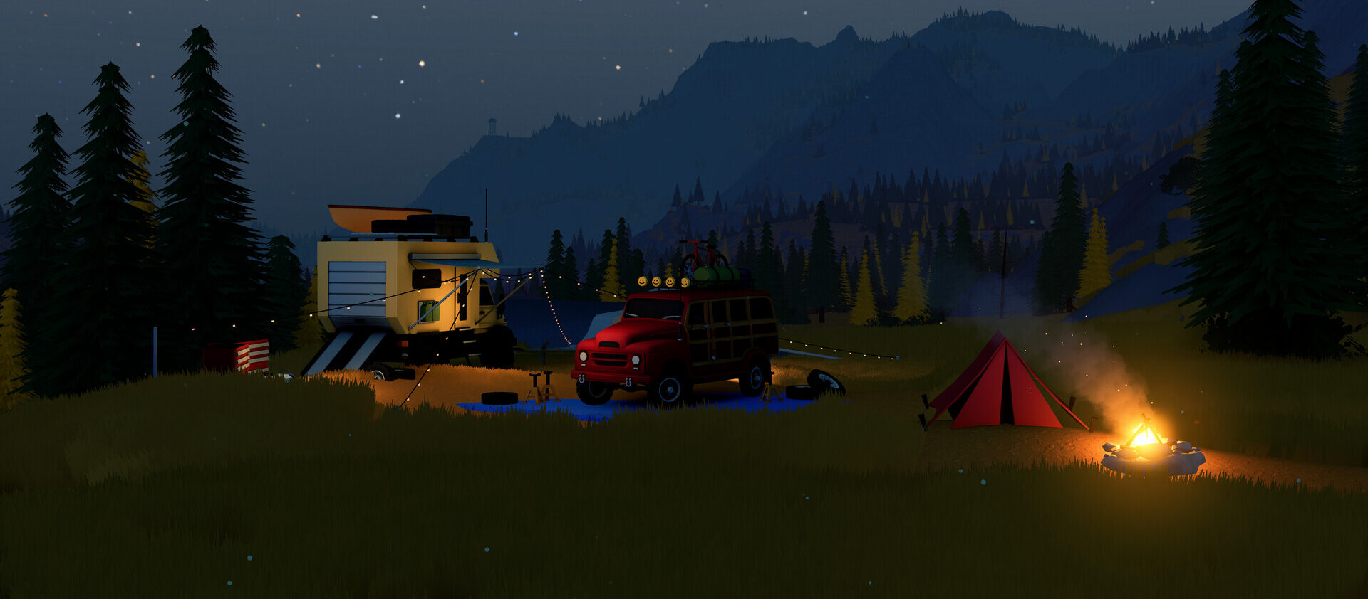 over the hill, in-game