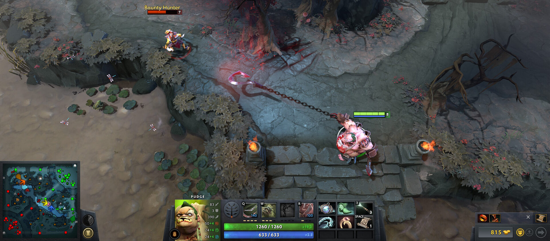 Dota 2, in-game