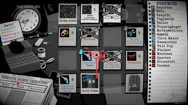 Dupery: A Game of Solo Deduction screenshot